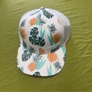 NWT Ron Jon Surf Shop Pineapple Tropical Print baseball Cap